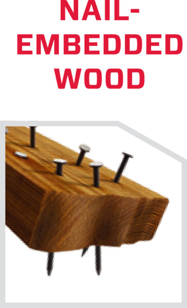 LENOX nail embedded wood icon LENOX nail embedded wood icon