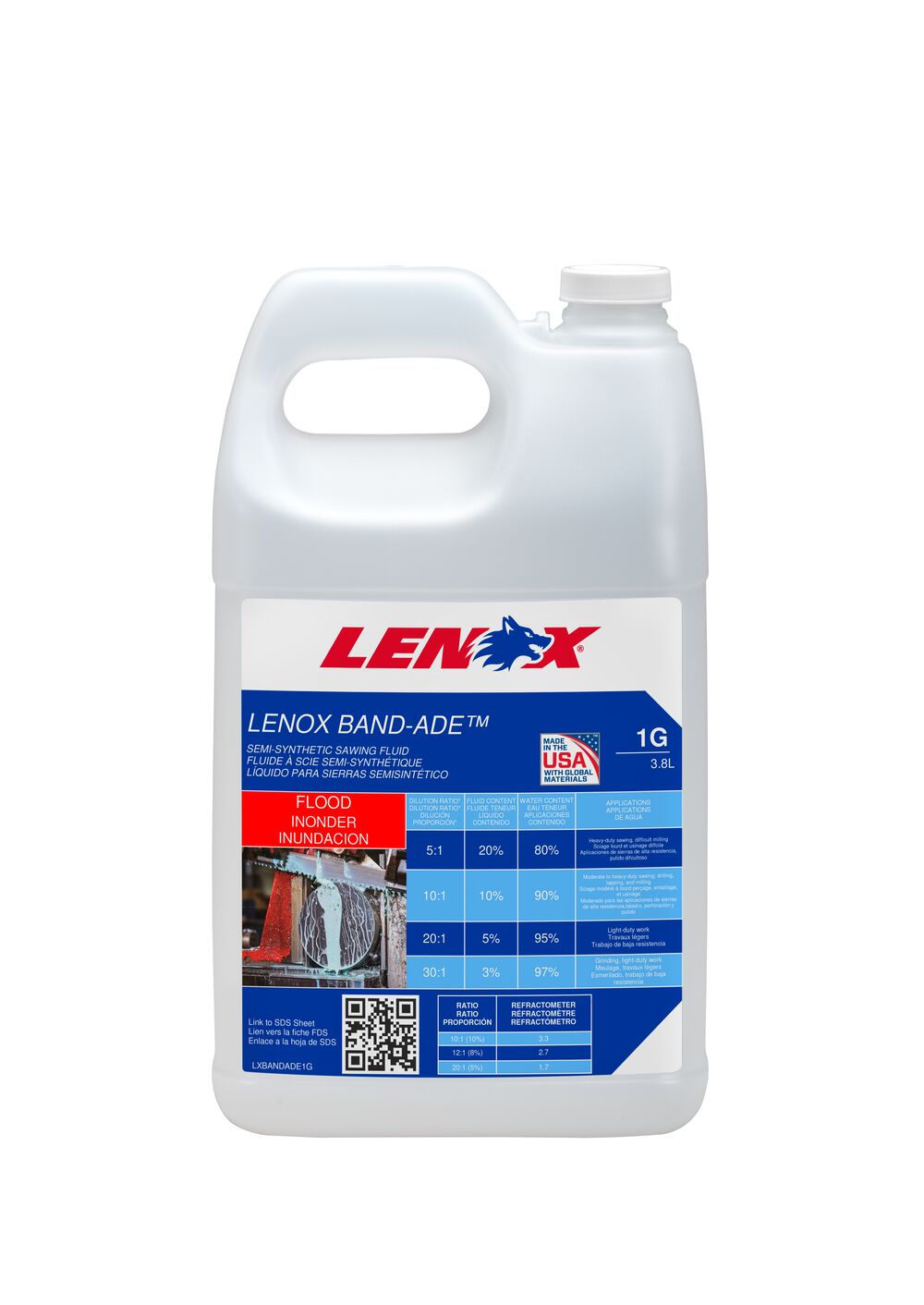 LENOX® Bandsaw Fluid Beauty in Packaging LENOX® Bandsaw Fluid Beauty in Packaging