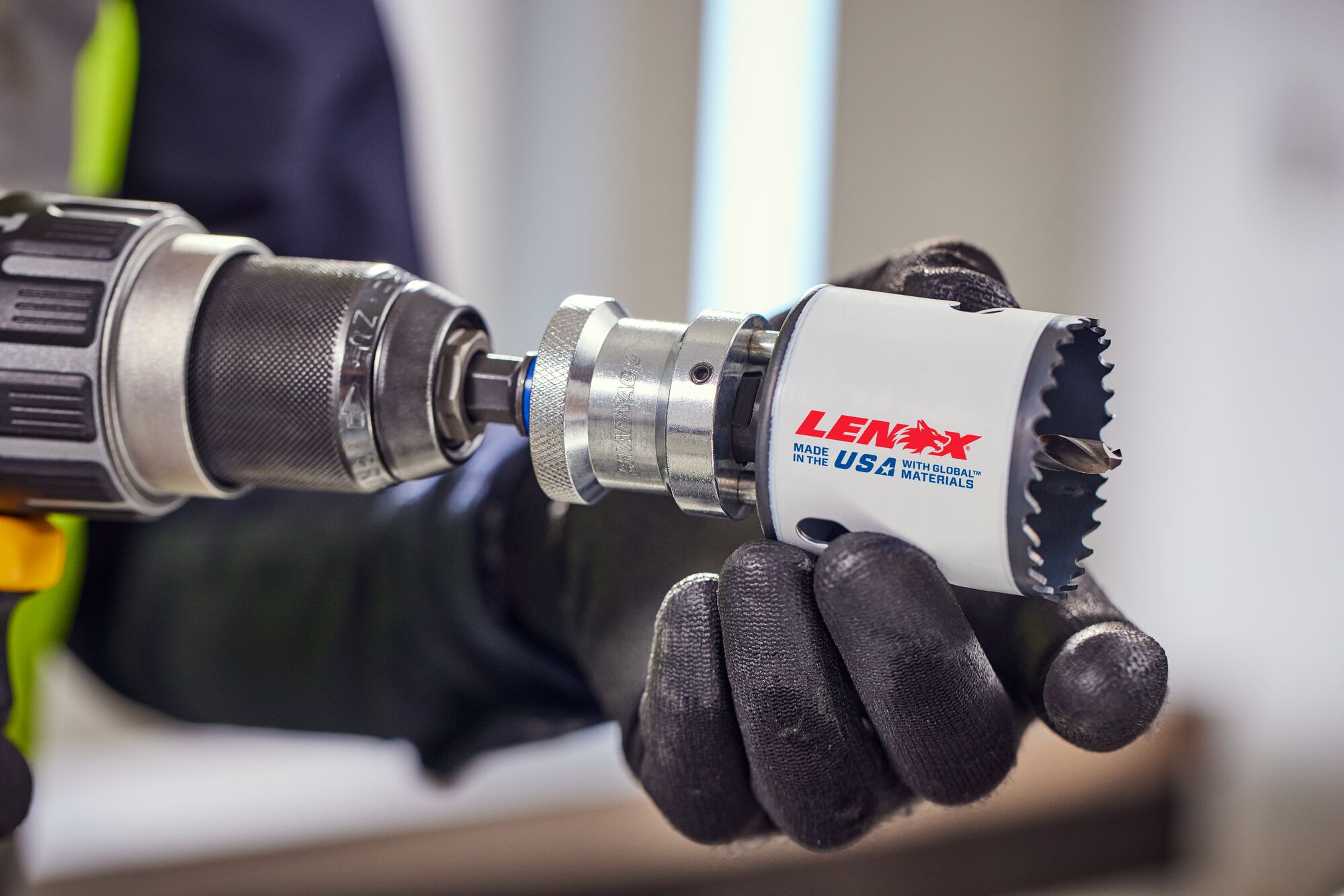LENOX® SNAP-BACK® Quick Change Hole Saw Arbors Application