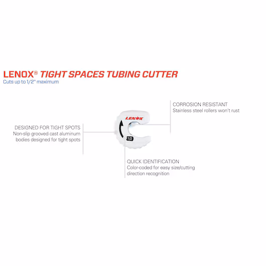 1/2" Tight Space Tubing Cutters