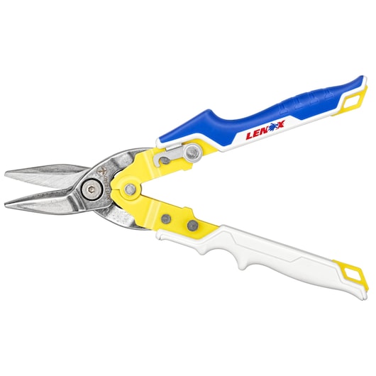 Straight Aviation Snips - Straight On Beauty w/ Blade Open (horizontal)