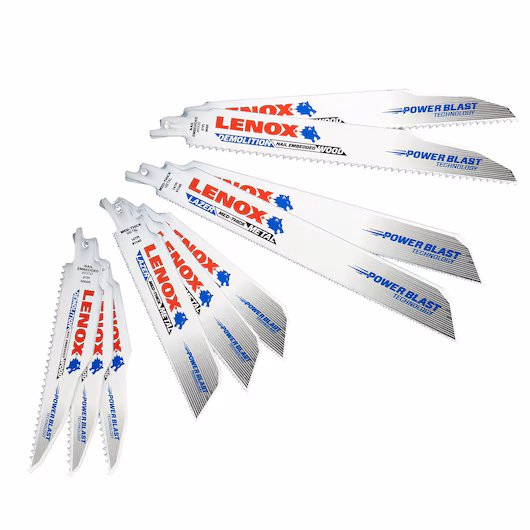BIMETAL RECIP KIT 12PC 12RKD DEMOLITION 3x 6066R, 3x 6114R, 2x 9114R, 2x 966R, 2x 960R Includes Storage Case