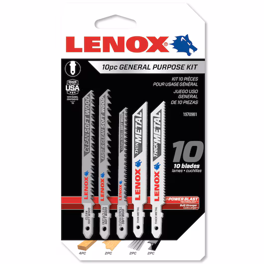 10PC General Purpose Jigsaw Kit