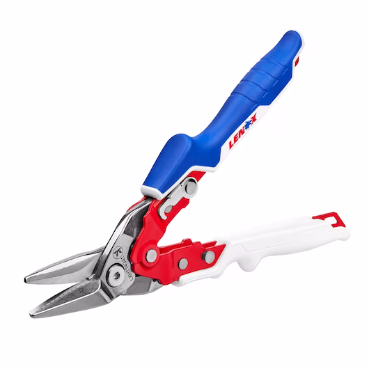 Left Aviation Snips - 1/4 Turn, Head At Front w/ Blade Open