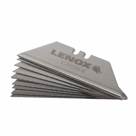 Carbide Edge Knife Blades with Small Dispenser 10 pack