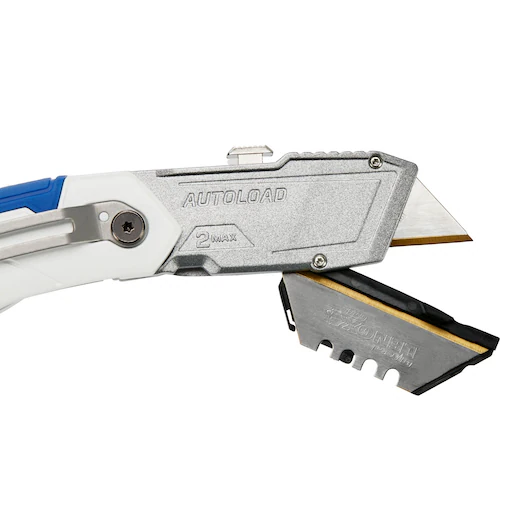 Autoload Folding Knife LENOX knife open showing blade storage 