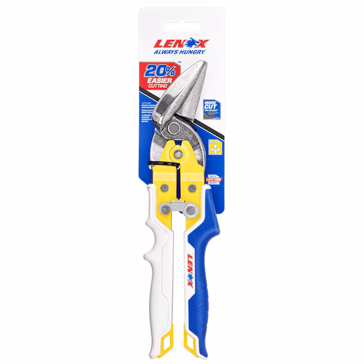 Offset Straight Aviation Snips - Straight On Beauty (vertical), w/Packaging