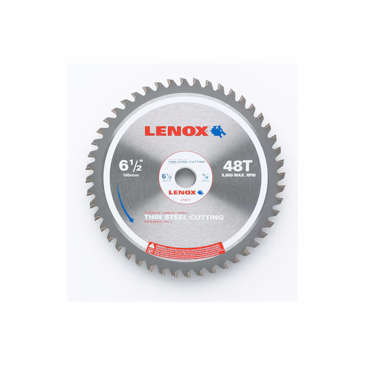 6-1/2" 48TPI Metal Cutting Circular Saw Blade