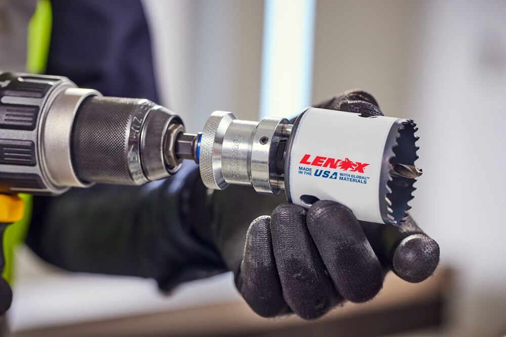 LENOX® SNAP-BACK® Quick Change Hole Saw Arbors Application LENOX® SNAP-BACK® Quick Change Hole Saw Arbors Application